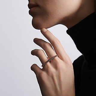 Chaine d'Ancre Punk double ring | Hermès Australia